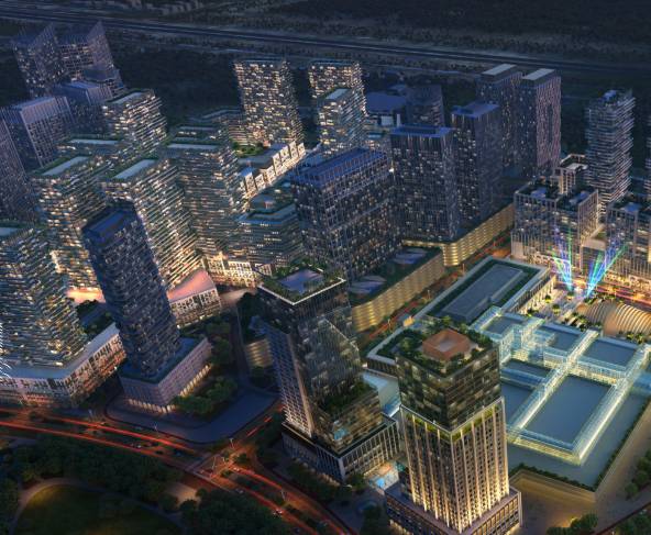 Urban skyline residences