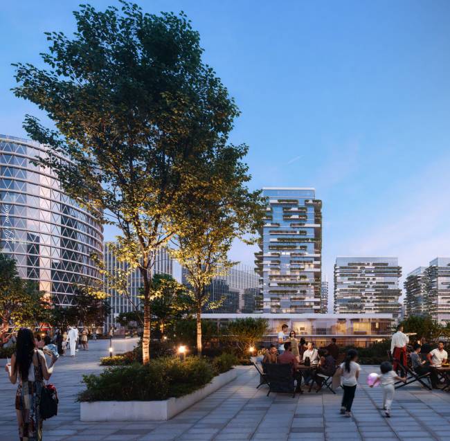 Golf villas with mountain views