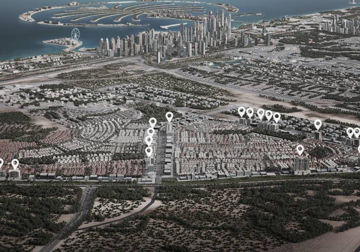 Golf villas with mountain views